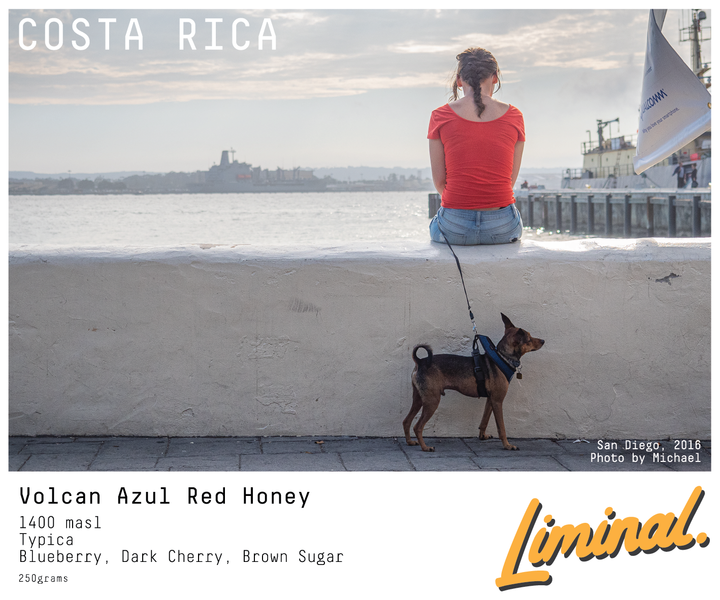 Costa Rica Volcan Azul Red Honey